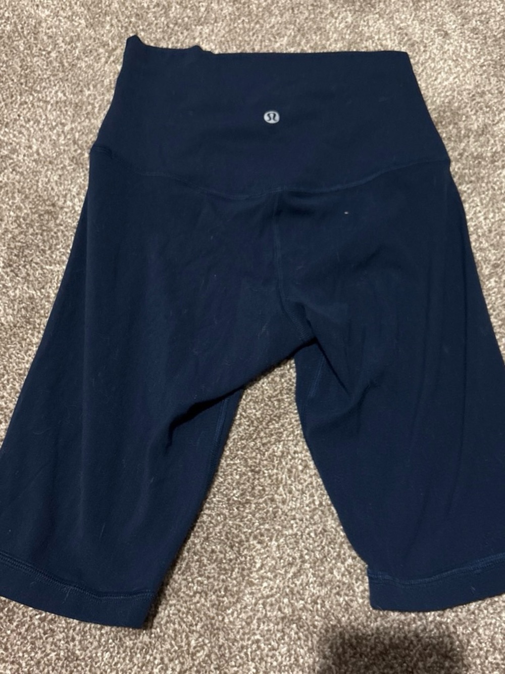 lululemon athletica Navy High-Rise Athletic Shorts 10 inch size 4